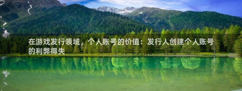 新城平台房7O777：在游戏发行领域，个人账号的价值：发行人创建个人账号
的利弊得失
